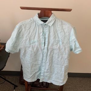 Bruno pure linen light blue Mens size L